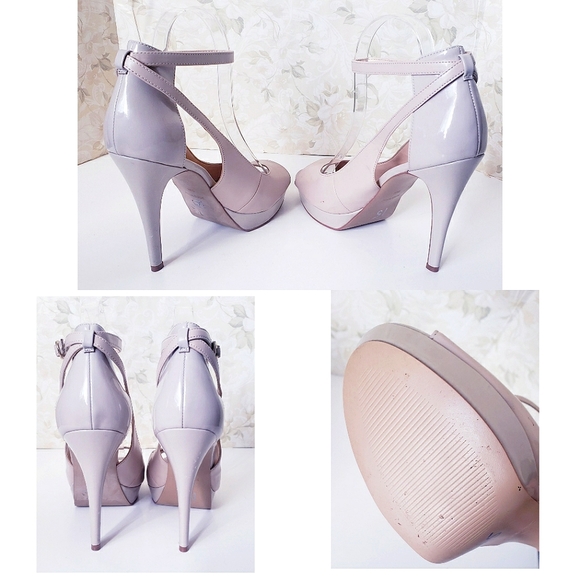 Nine West Open Toe Strapped Heels - Picture 3 of 5